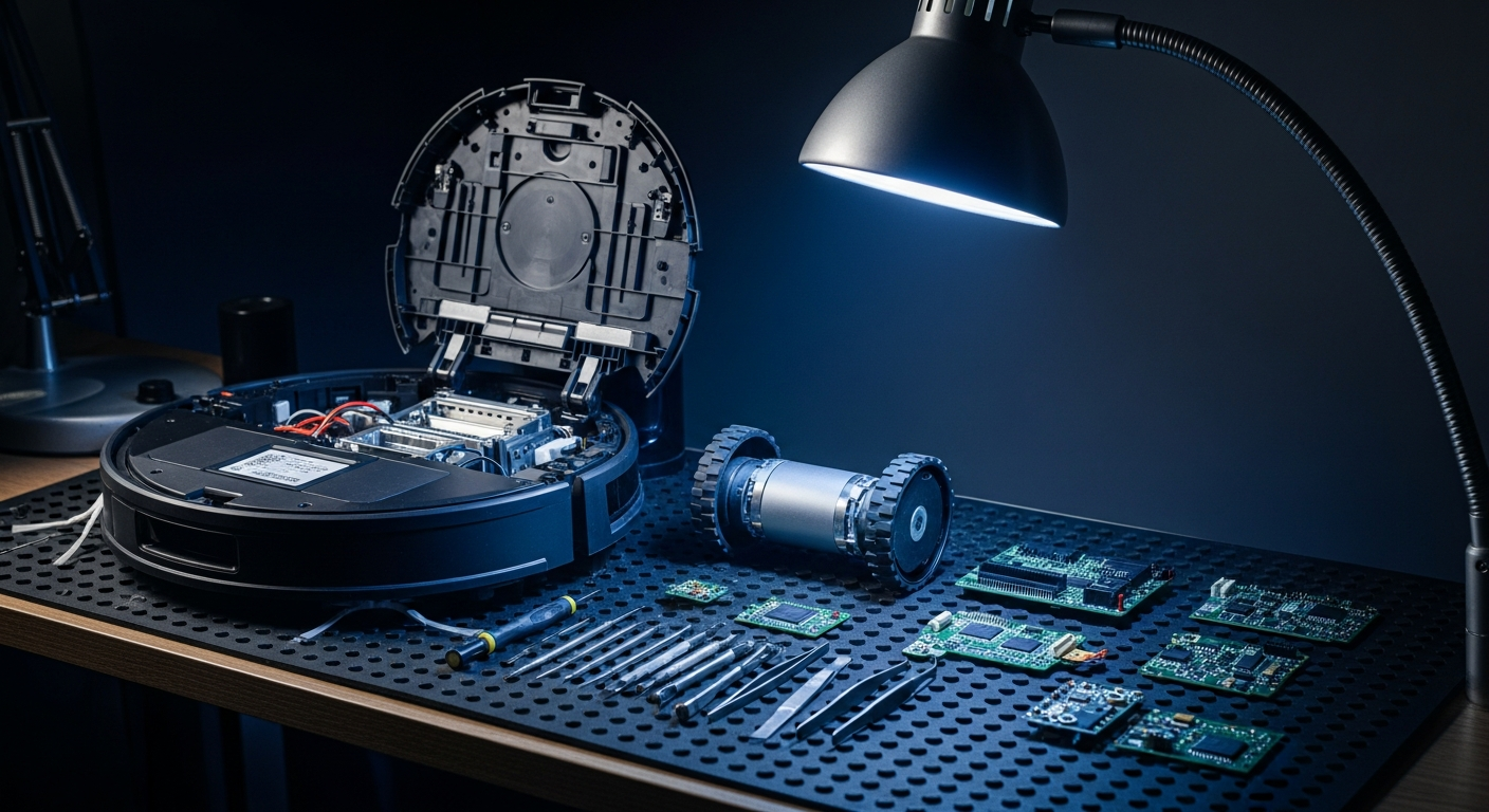 Robot Vacuum Teardowns: Salvaging Parts for DIY Robotics Projects